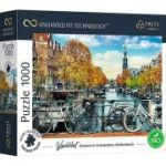 Puzzle UFT 1000 piese, Toamna in Amsterdam, Trefl