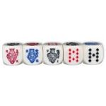 Zaruri Poker, marime 16 mm, 5 buc./set