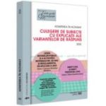 Admiterea in notariat. Culegere de subiecte cu explicatii ale variantelor de raspuns - Carmen Nicoleta Barbieru, Diana-Geanina Ionas