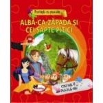 Alba-ca-zapada si cei sapte pitici Povesti cu puzzle (Contine 6 puzzle-uri)