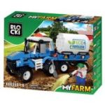 Blocki My Farm. Tractor cu Cisterna, 170 piese