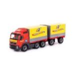 Camion cu Remorca + Prelata, Volvo PowerTruck, 77x19x25 cm, Wader