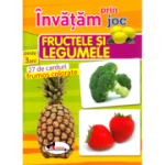 Invatam prin joc. Fructele si legumele: 27 de carduri