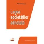 Legea societatilor adnotata - Sebastian Bodu