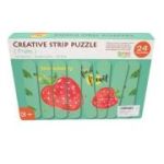 Puzzle betisoare din lemn, Fructe, 32 piese