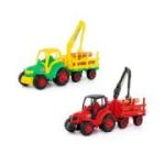 Tractor cu remorca lemne, Champion, 68x22x26 cm