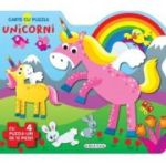 Carte cu puzzle - Unicorni