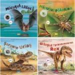 Seria Animale mari si mici. Uriasul Tiranosaurus Rex, Sarpele urias, Micutul paianjen, Micutul liliac - Nuria Roca