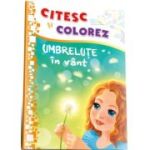 Citesc si colorez. Umbrelute in vant