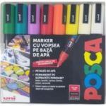 Marker UNI PC-5M 1. 8-2. 5 mm, set 16 culori, Posca (M1485)