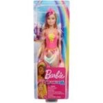 Papusa printesa cu coronita roz Barbie Dreamtopia