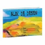 Bloc de desen capsat, 176x250, 24 file, 100 g