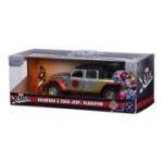 Set masinuta metalica jeep Gladiator scara 1: 32 si figurina din metal Colossus, Jada