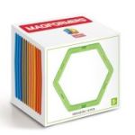 Joc magnetic de constructie Hexagonal Set, 12 piese in forma de hexagon, Magformers