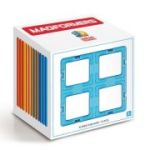 Joc magnetic de constructie Super Square Set, 12 piese in forma de patrat, Magformers