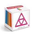 Joc magnetic de constructie Super Triangle Set, 12 piese in forma de triunghi, Magformers