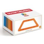 Joc magnetic de constructie Trapezoid Set 12 piese in forma de trapez, Magformers