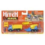 Set 2 vehicule scara 1: 64 Matchbox Hitch&Haul Construction Zone tilt n'tip Cement trailer