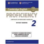 Cambridge English Proficiency 2 Student's Book without Answers