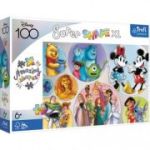 Puzzle Primo Super shape XXL 160 Disney 100. Lumea Disney, Trefl