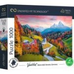 Puzzle UFT 1000 Peisaj idilic Alpi, Trefl