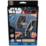 Macheta de asamblat, Star Wars, Tie Fighter, cu 30+ piese din lemn + vopsea, pensula si adeziv inclus