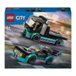 LEGO City. Masina de curse si camion transportator 60406, 328 piese