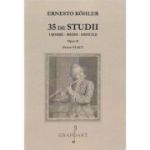 35 de studii usoare, medii, dificile. Opus 33 pentru flaut - Ernesto Kohler