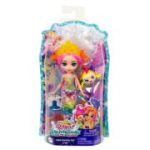 Papusa si animalut Radia Rainbow Fish si Flo, Enchantimals Royal