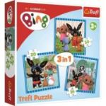 Puzzle 3-in-1 Bang. Distractia cu prietenii, Trefl