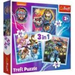 Puzzle 3-in-1 Patrula Catelusilor. Puterea cateilor, Trefl