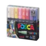 Marker UNI PC-1M 0. 7 mm, set 16 culori, Posca (M1477)