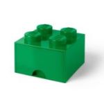 Cutie depozitare LEGO 2x2 cu sertar verde 40051734