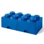 Cutie depozitare LEGO 2x4 cu sertare albastru 40061731