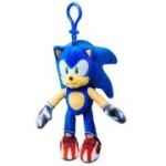 Jucarie de plus cu agatatoare, 15 cm, Sonic NY, strip