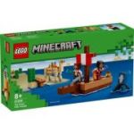 LEGO Minecraft. Calatorie pe corabia de pirati 21259, 166 piese