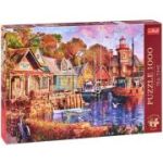 Puzzle 1000 piese Premium Plus. Teatime Portul minunat, Trefl