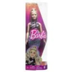 Barbie fashionista blonda cu borseta roz, Barbie