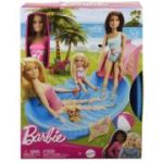 Set papusa blonda si piscina, Barbie