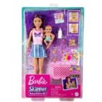 Papusa mamica satena cu bebelus, Barbie