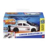 Masinuta metalica cu sistem pull back Lancer Evolution IX scara 1: 43, Hot Wheels