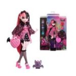 Papusa Draculaura cu animalut si accesorii, Monster High