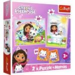 Puzzle 2in1 Memo. Gabbys Dollhouse Gabby si prietenii, Trefl