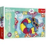 Puzzle 30. Stitch in vacanta, Trefl