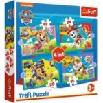 Puzzle 4in1. Patrula Catelusilor Echipa Trefl