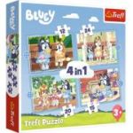 Puzzle 4in1. Bluey si lumea ei, Trefl