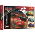Puzzle 60 piese. Fulger McQueen si prietenii, Trefl