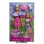 Set papusa barbie si papusa Stacie iubitoare de catei, Barbie