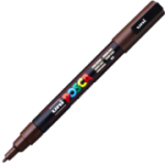 Marker UNI PC-3M 0. 9-1. 3 mm, maro inchis, Posca (M1173)