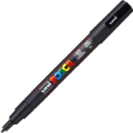 Marker UNI PC-3M 0. 9-1. 3 mm, negru, Posca (M196)